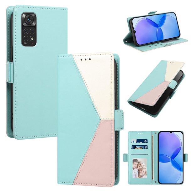 Funda Cartera con Soporte para Xiaomi Redmi Note 11 4G/11S 4G, Verde