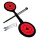 thumbnail image 4 of Objetivo de tiro portátil, de restablecimiento automático, colgante de montaje en árbol, objetivo de restablecimiento de rotación de 360, 4 of 5