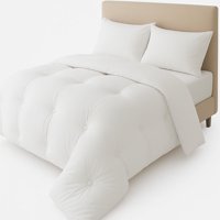 Wakeshome - Plumón Invierno Algodón Microfibra Estilo Nórdico Soporta Frío Extremo Suave Y Cálido