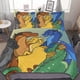 thumbnail image 1 of Juego de ropa de cama de 3 piezas con dragón de alas de fuego, edredón suave, decoración de dormitorio, GIF, 1 of 3