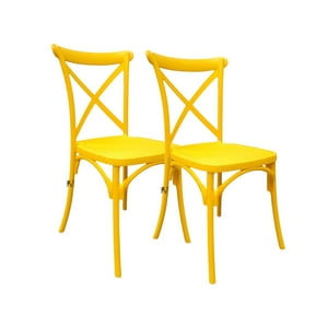 Habita2 Chile - Silla Sena Amarillo - 2 Unid