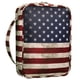thumbnail image 1 of Funda de transporte para Biblia FINPAC, bolsa de iglesia con asa, bandera de EE. UU., 1 of 7