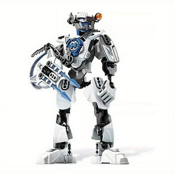 DIY Super Warrior Assembly Block Toys, Hero Factory Robot Warrior Model Toy, Can Be Combined