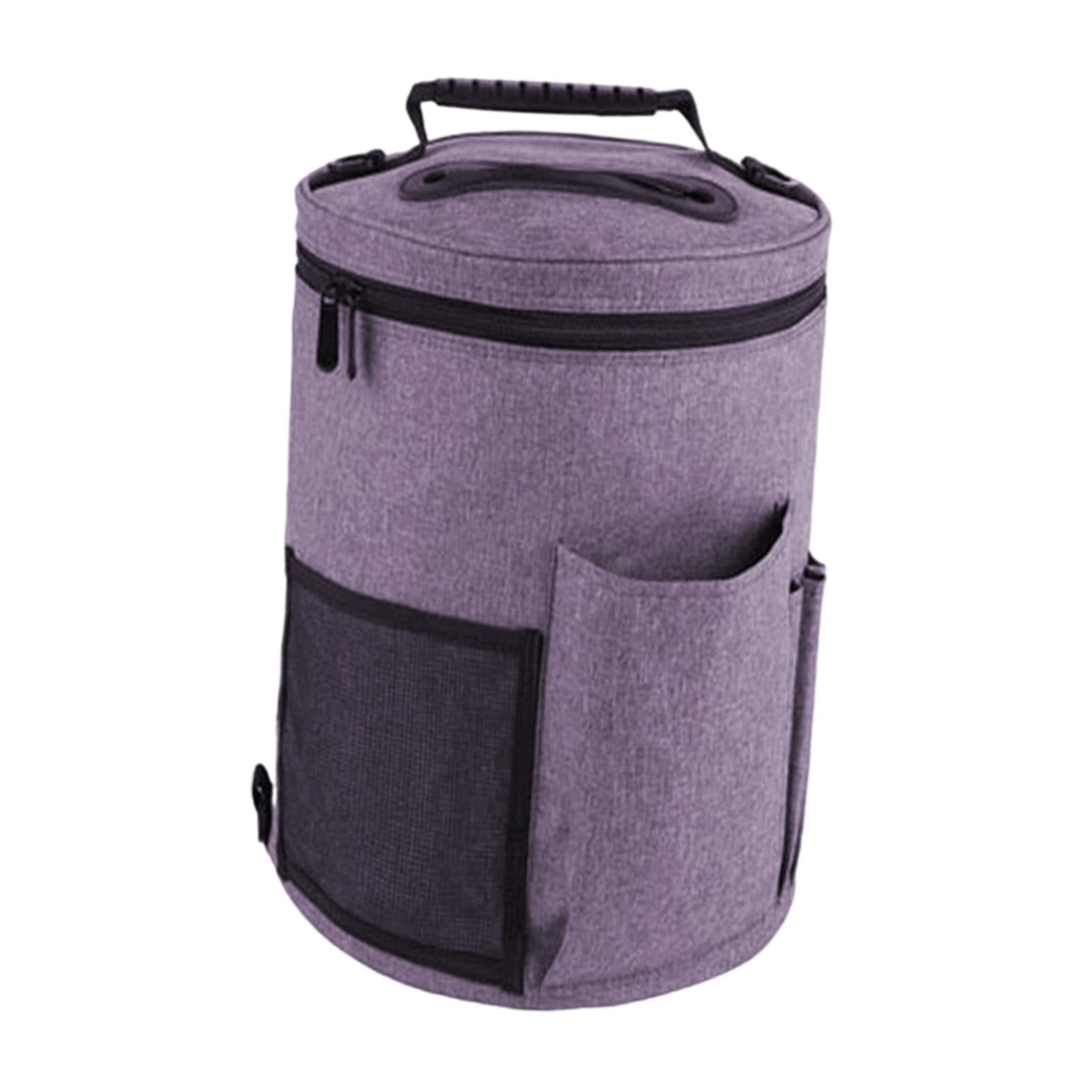 Bothyi - Bolsa Para Guardar Hilo, Bolsa De Hombro Portátil Para Tejer, Para Principiantes, Color Morado