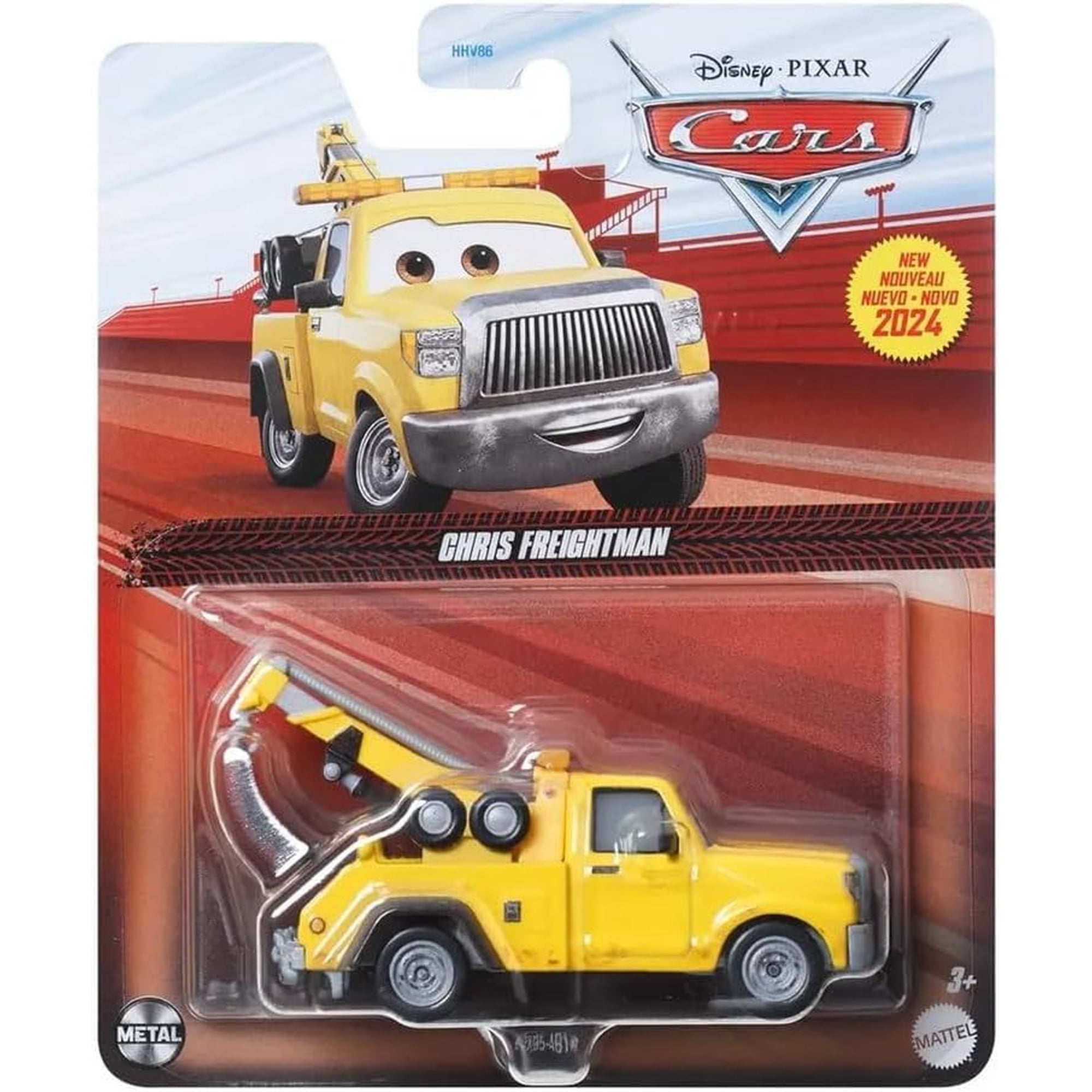 Mattel Cars 3 Chris Freightman Camión De Remolque Amarillo 1:55