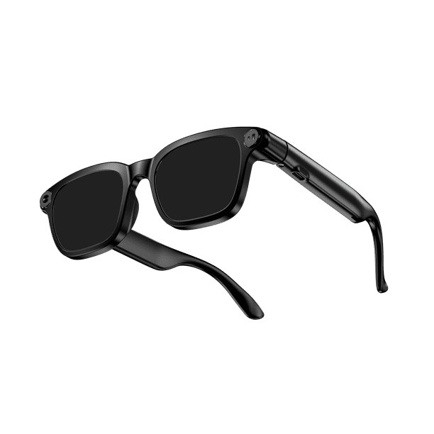Smart Glasses with Photo/Video Capture, AI Assistant, Real-Time Translation & Noise Cancelling Audio