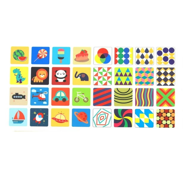 Tarjeta Estimulacion Visual Temprana Bebe A 12 Meses blanco Lider