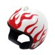 thumbnail image 4 of Gorro De Pollo, Gorro De Seguridad, Protector De Cabeza, Moda Suave Para Gallina, Blanco Y Rojo, 4 of 5