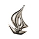 thumbnail image 1 of Decoración De Barco De Vela, Obra De Arte, Estatua De Barco De Vela Para Escritorio De Entrada, Sala De Estar, Plateado, 1 of 3