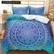 thumbnail image 1 of Bohemian Mandala Duvet Cover Queen Size Tie Dye Spiral Duvet Cover Hippie Boho Bedding Set Exotic Floral Polyester Qulit Cover, 1 of 5