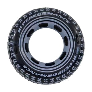 Magideal - Anillo De Natación Inflable Para Piscina, Flotador Para Fiesta, Patrón De Neumático, Playa, Diversión Al Aire Libre 26Cm