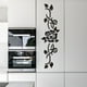thumbnail image 1 of 1pc Flower Acrylic Mirror Wall Sticker For Bedroom Room Home Wall Decoration Sticker Self-adhesive Waterproof 3D Wall Art, Mirror Sticker Acrylic Sticker, 1 of 4