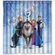 thumbnail image 1 of Cortina de ducha con diseño de Frozen, con ganchos, tamaño 66 x 72 pulgadas, 1 of 3