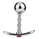 thumbnail image 2 of 1pc Portable Flexible Metal Anal Plug with Base Design - Outdoor Wearable Anal Beads for Men's Pleasure and Prostate Massage, 2 of 3