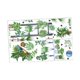thumbnail image 1 of 2 Piezas De Calcomanías De Pared De Plantas Verdes Para Decoración Del Hogar, Sala De Juegos, Cocina, Esquina De Pared, 1 of 3