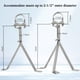thumbnail image 4 of Soporte de pared para antena XRDS-RF, resistente, 40 cm, 4 of 7