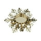 thumbnail image 1 of Candelabro De Té Con Adorno De Vela, Soporte Para Velas Para Dormitorio, Estilo Rústico, Copo De Nieve Navideño, 1 of 3