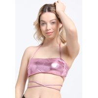 Samia - Bikini Bandeau Strapless Lila Brillante 14
