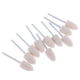 thumbnail image 2 of 10pcs 3mm Tallado Coned Sentido De Cabeza De Molienda Herramienta De Pulido De Punto Montado 10 Mm, 2 of 3