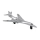 thumbnail image 3 of Vehículo Runway24 B-1 de metal fundido a presión, color plateado, 3 of 5