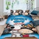 thumbnail image 2 of Padre de Familia Conjunto de sábanas temático, trío de piezas, cómodo y amigable con la piel, diseño único, regalo de decoración para el hogar para familiares, amigos y fans,135cm *200cm, 2 of 6
