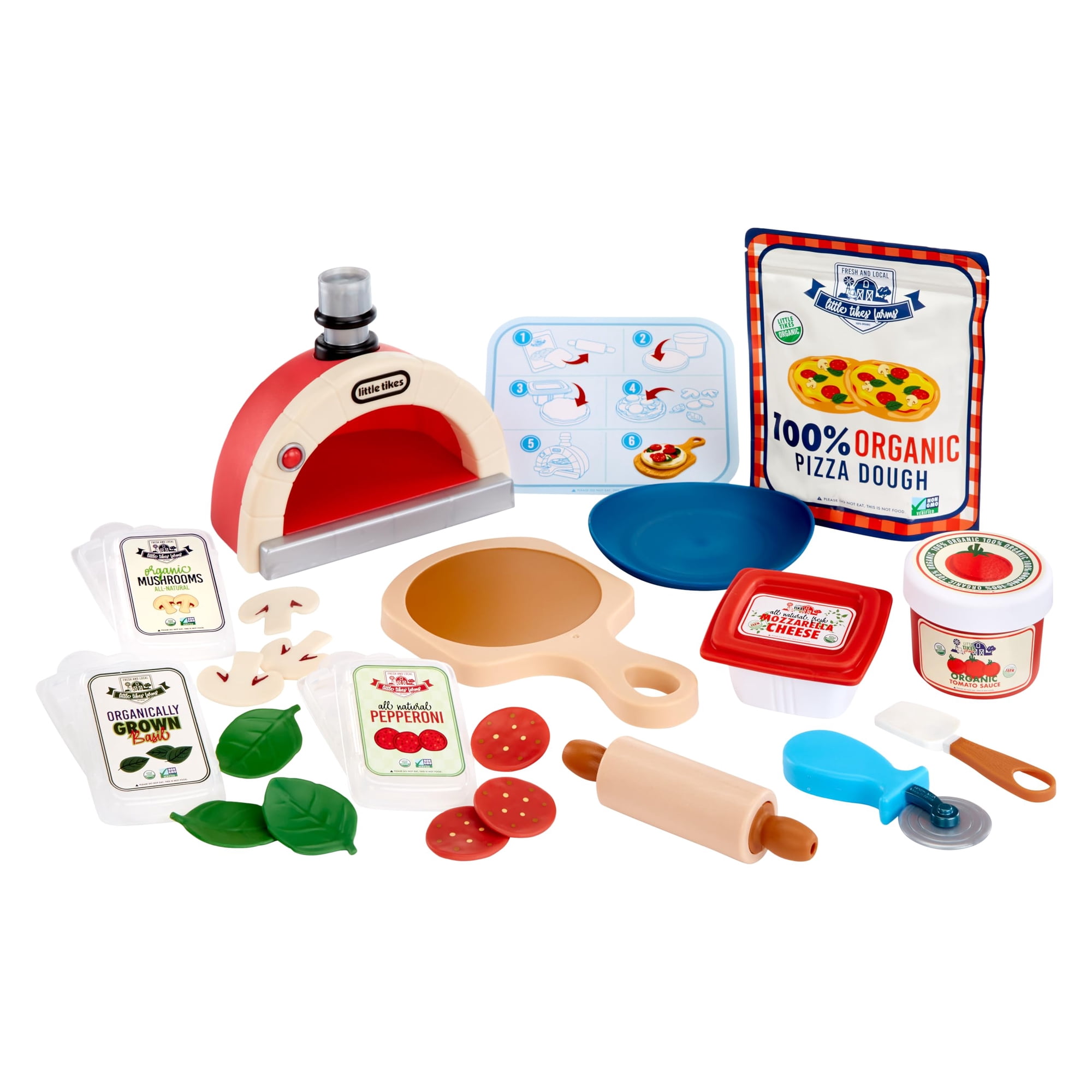 Kit De Pizza Little Tikes Creative Chefs Muy Detallado