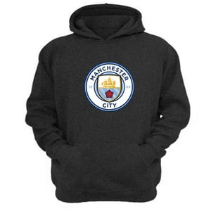 Genérico - Polerón Canguro Manchester City Gris Oscuro Talla L Unisex