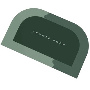 Magideal - Alfombra De Baño Antideslizante, Alfombrilla De Baño De Diatomeas Absorbente De Agua, Alfombrilla De Para El Hogar, Alfombrilla De Piso , Verde 45X75Cm