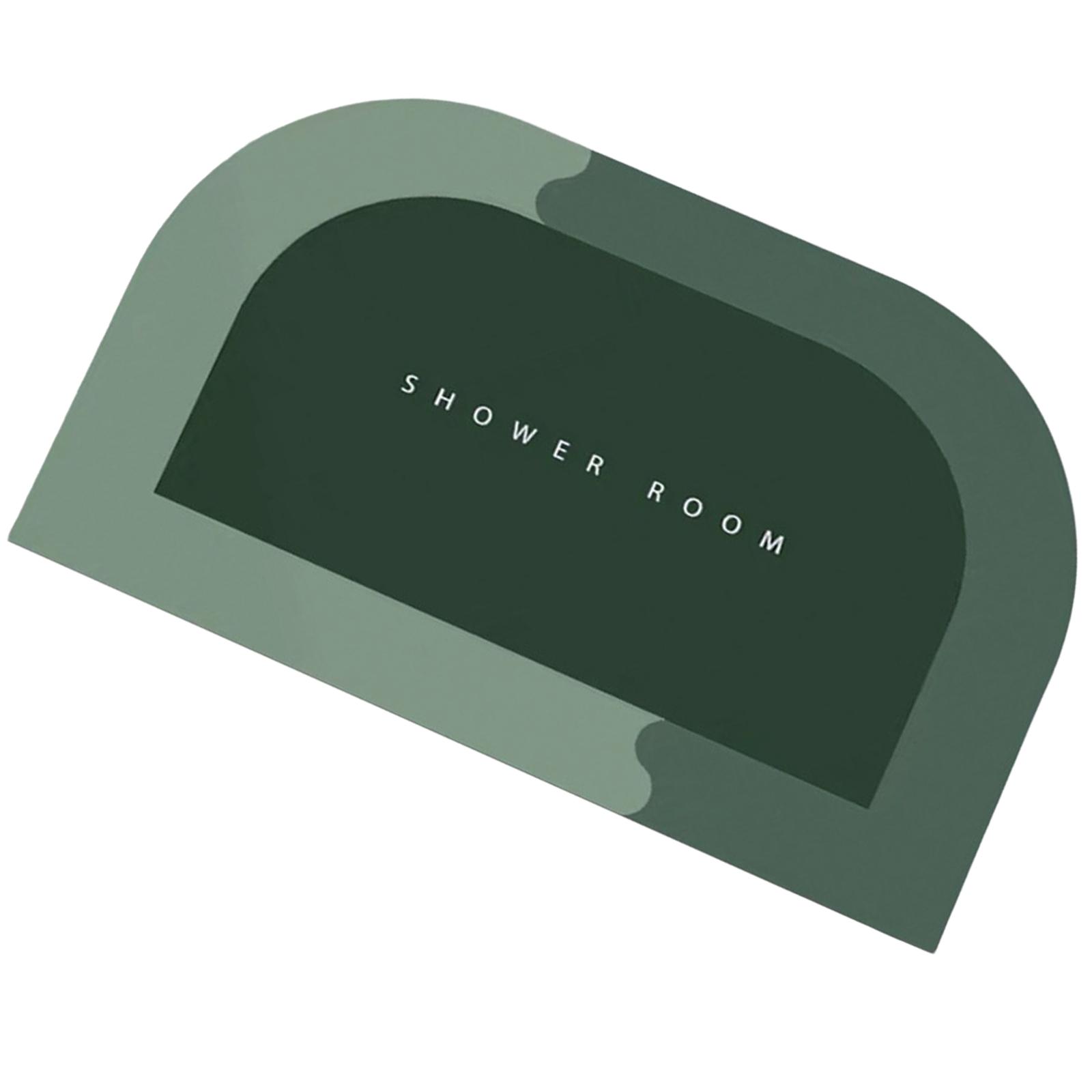 Magideal - Alfombra De Baño Antideslizante, Alfombrilla De Baño De Diatomeas Absorbente De Agua, Alfombrilla De Para El Hogar, Alfombrilla De Piso , Verde 45X75Cm