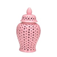 Bothyi - Jarrón De Cerámica Para Jengibre, Jarrón De Cerámica Multiusos Elegante Para Mesa De Escritorio De Dormitorio, 10Cm X 10Cm X 22Cm