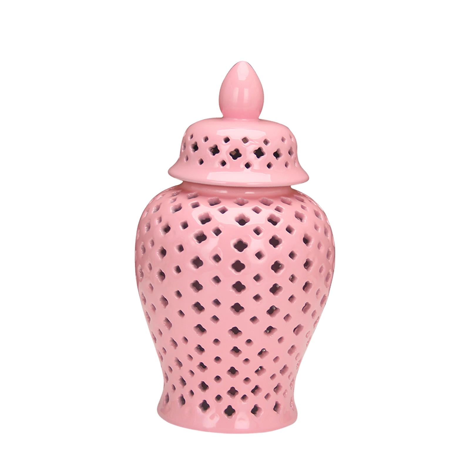 Bothyi - Jarrón De Cerámica Para Jengibre, Jarrón De Cerámica Multiusos Elegante Para Mesa De Escritorio De Dormitorio, 10cm X 10cm X 22cm