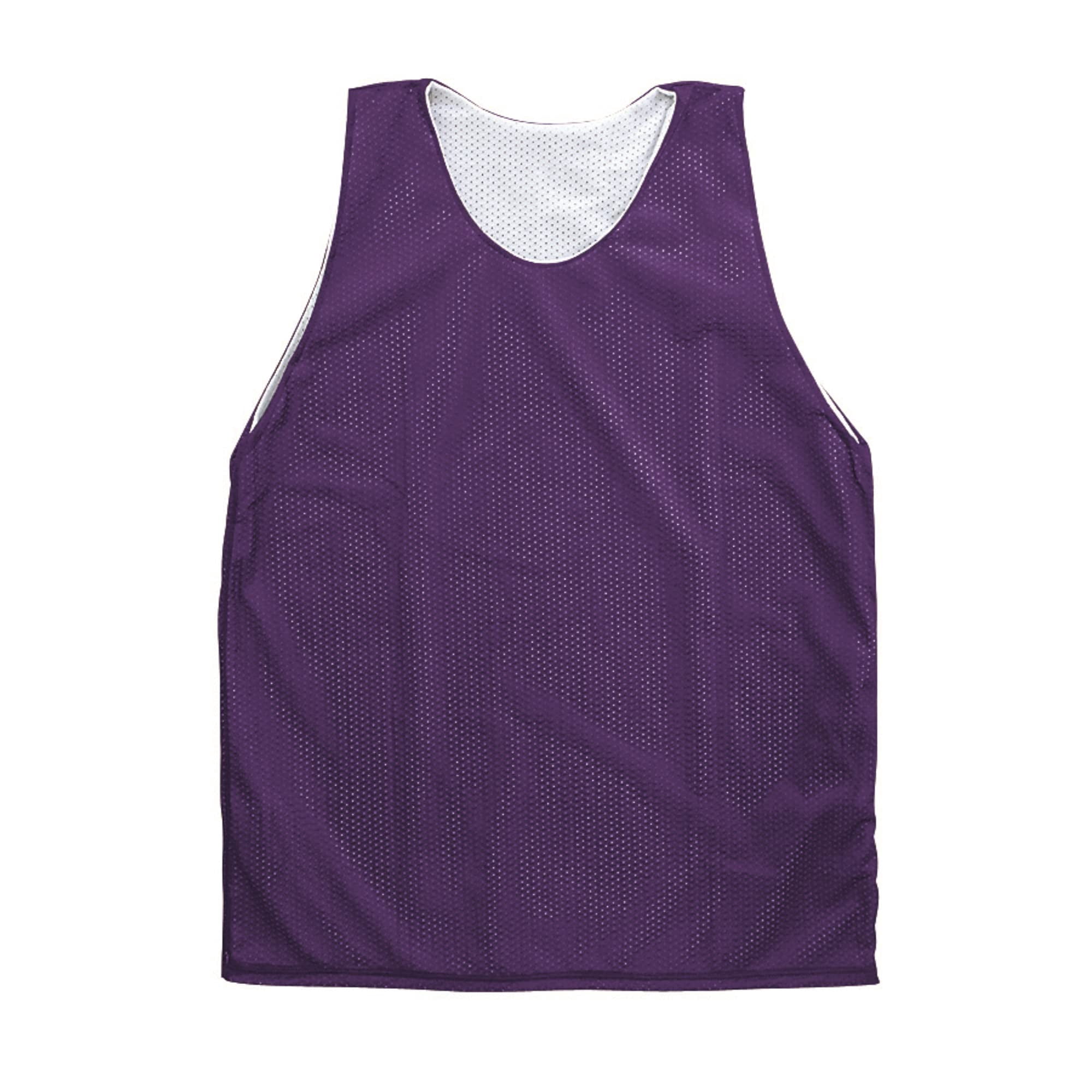Camiseta Reversible De Lacrosse Martin Sports Para Adultos, Morado/blanco