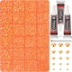 thumbnail image 1 of Strass Worthofbest 35,000 piezas naranja de respaldo plano, 1 of 7
