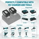 thumbnail image 2 of DC18RF Batería de 18V 6000mah + Cargador Herramientas Eléctricas Cargador Rápido de 3.5A para Makita Batería de ion de Litio de 18V BL1830B BL1850B BL1860B BL1860B-2 BL1840, 2 of 7