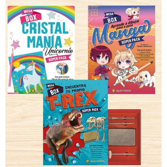 Libro Mega Box: Cristales