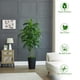thumbnail image 5 of Árbol de dracaena artificial FSOHOI con maceta alta blanca de 6 pies, 5 of 7