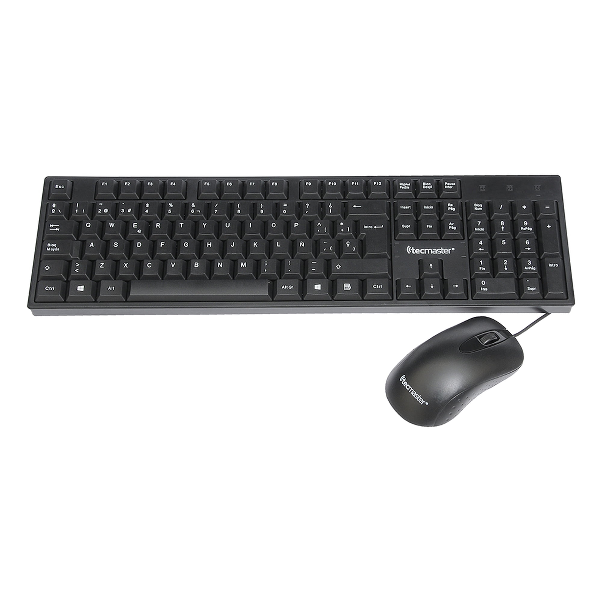 Teclado Y Mouse Cableado 1000dpi Usb2.0 Tecmaster Tm-100511