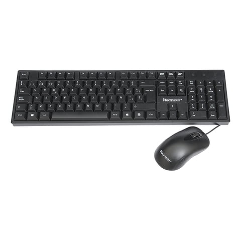 Teclado Y Mouse Cableado 1000Dpi Usb2.0 Tecmaster Tm-100511