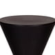 thumbnail image 2 of Mesa auxiliar Benzara Hillary 30 x 30 x 43 cm para interiores y exteriores, color negro, 2 of 5