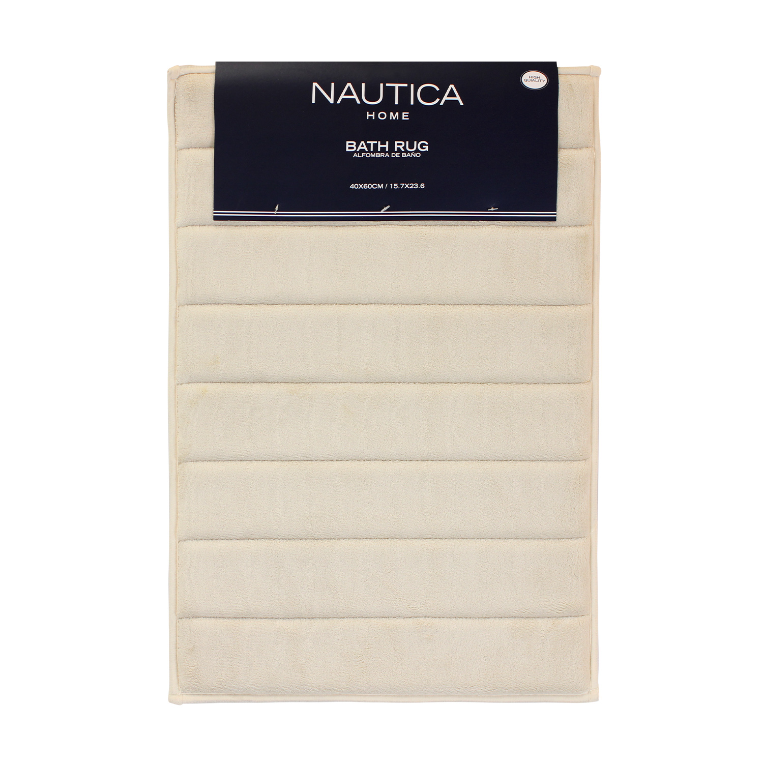 Alfombra De Baño Nautica Home 40X60Cm Coralina Ultra Suave Marfil