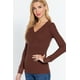 thumbnail image 4 of Top Térmico Largo Con Cuello En V Y Tapeta, 4 of 5
