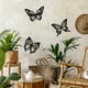 thumbnail image 4 of 3pcs Modern Farmhouse Rustic Metal Wall Decor - Black Dragonfly, Hummingbird, and Butterfly Art - Perfect for Living Room, Bathroom, and Indoor/Outdoor Decor - Home Decor, 4 of 4