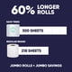 thumbnail image 4 of Papel higiénico Save Trees Bamboo, 12 rollos, 3 capas, 300 hojas, 4 of 8