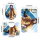 thumbnail image 3 of Aquaman Juego de 3 alfombras de baño de coral fleece: tapete de baño + alfombra de inodoro en forma de U + funda de tapa de inodoro en forma de O, 3 of 6