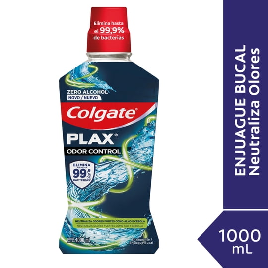 Enjuague Bucal Plax Odor Control 1 L Colgate