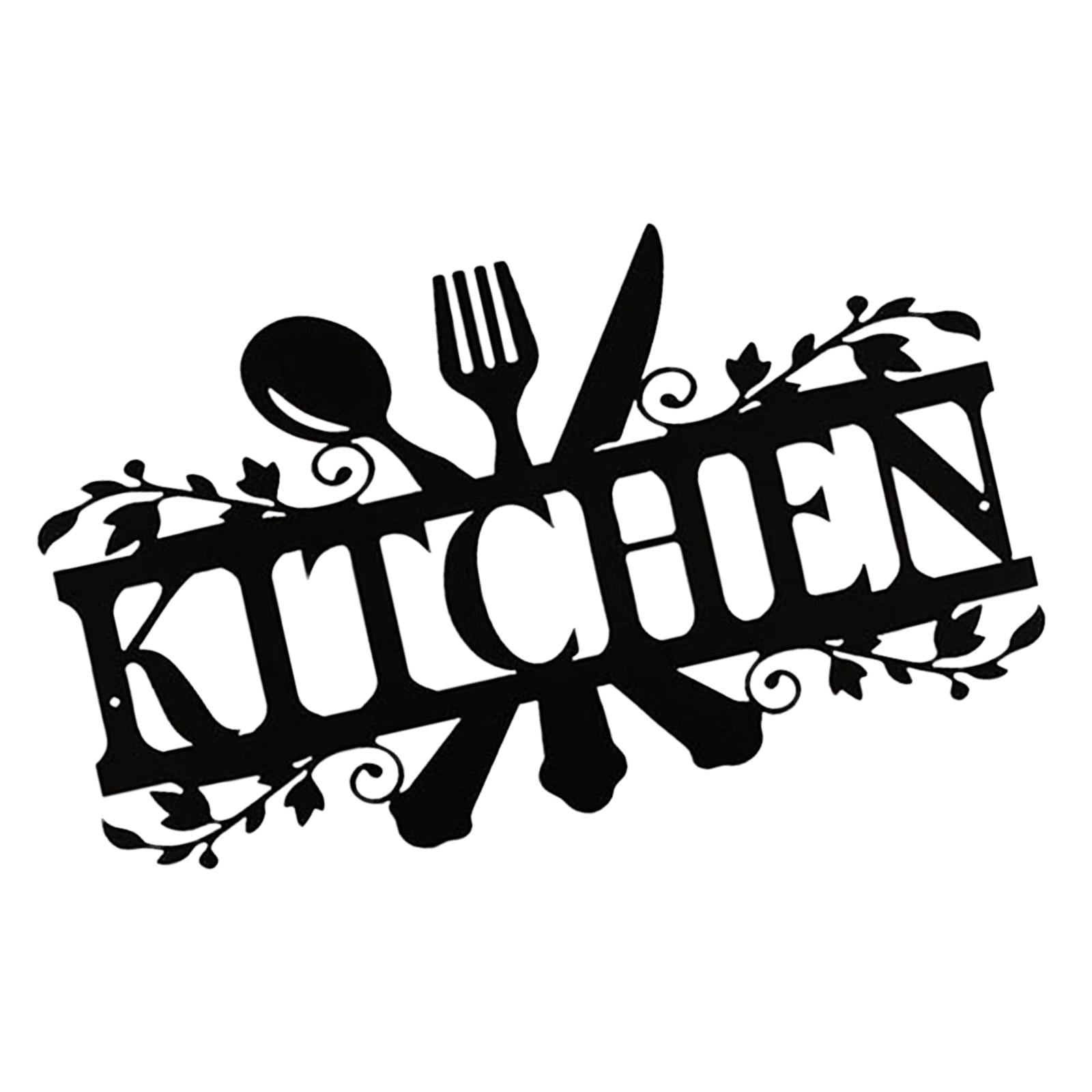 Magideal - Letreros De Cocina De Metal Rústico Decoración De Pared, Conveniente Para Instalar Decoración De Casa De Campo Regalo De Inauguración Adición Delicada