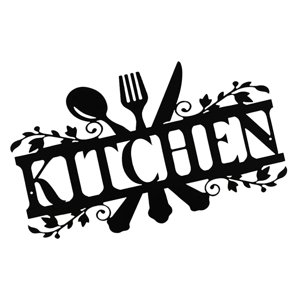 Magideal - Letreros De Cocina De Metal Rústico Decoración De Pared, Conveniente Para Instalar Decoración De Casa De Campo Regalo De Inauguración Adición Delicada