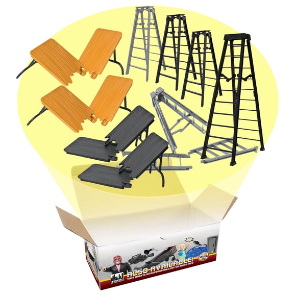 Oferta de mesa y escalera de lujo de Wrestling Action Figures
