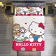 thumbnail image 1 of Cute Cartoon Hello Kitty 3 Pieces Duvet Cover Set Full Size Super Soft Fade Resistant Microfiber, 1 of 4