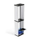 thumbnail image 1 of Estante para CD, torre de almacenamiento de discos, soporte universal para discos Blu-ray, vitrina para PS5/consola, capacidad máxima para 36 discos., 1 of 6